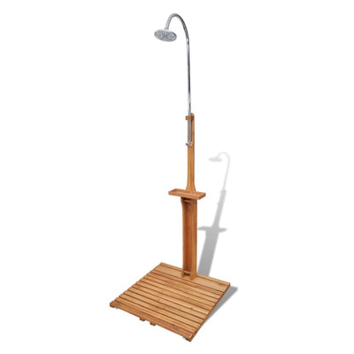 Vidaxl en bois tuindouche