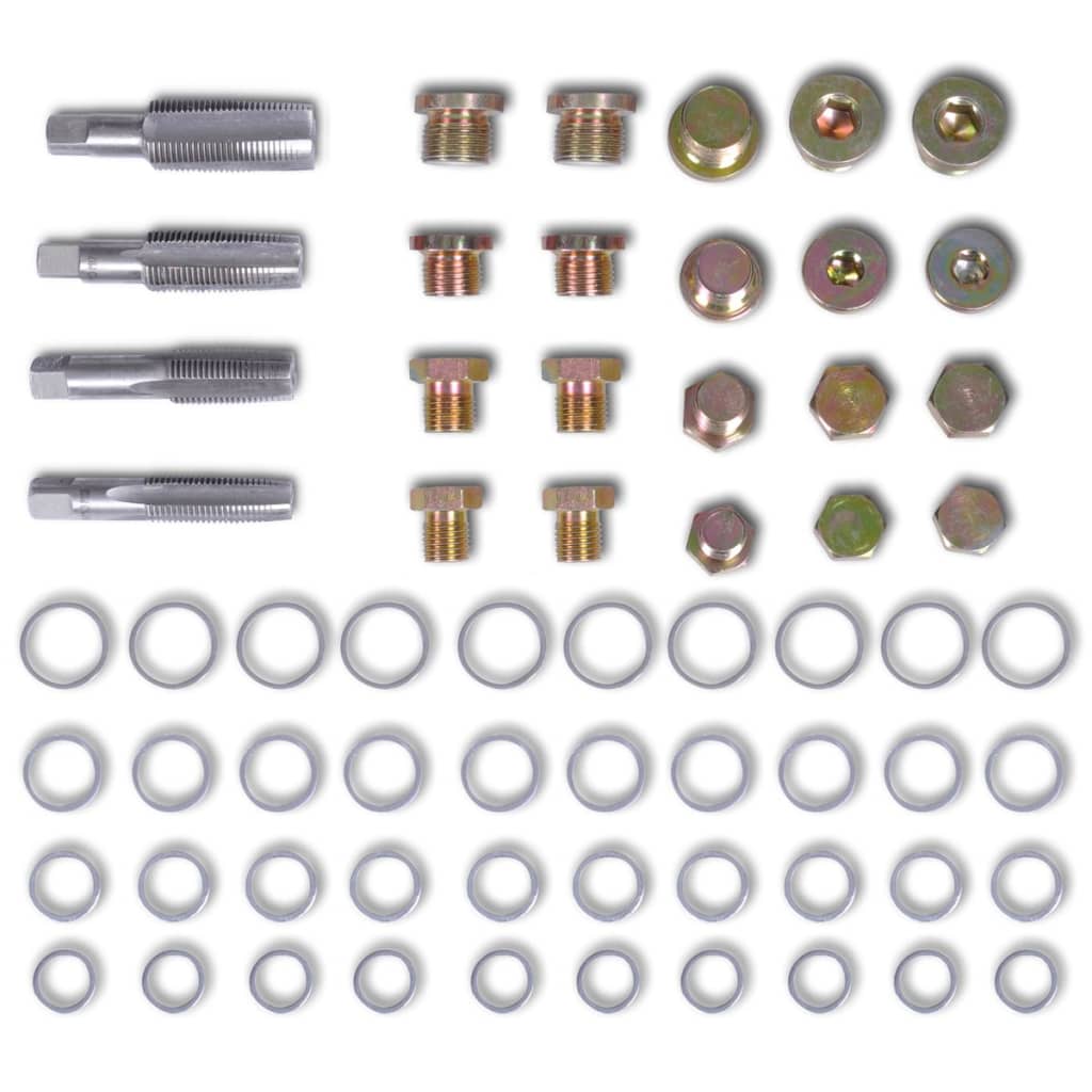 Vidaxl OlieaftApplug Repair Set M13 M15 M17 M20 64 pièces