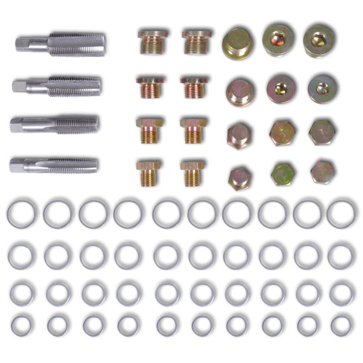 Vidaxl OlieaftApplug Repair Set M13 M15 M17 M20 64 pièces