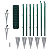 Vidaxl Hek 10x1,0 m en acier vert
