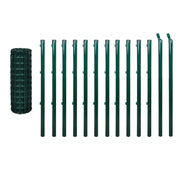Vidaxl Eurohek 10x0,8 m en acier vert - afbeelding 2