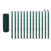 Vidaxl Eurohek 10x0,8 m en acier vert - afbeelding 3