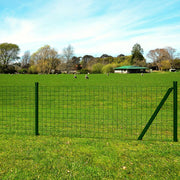 Vidaxl Eurohek 10x0,8 m en acier vert - afbeelding 1