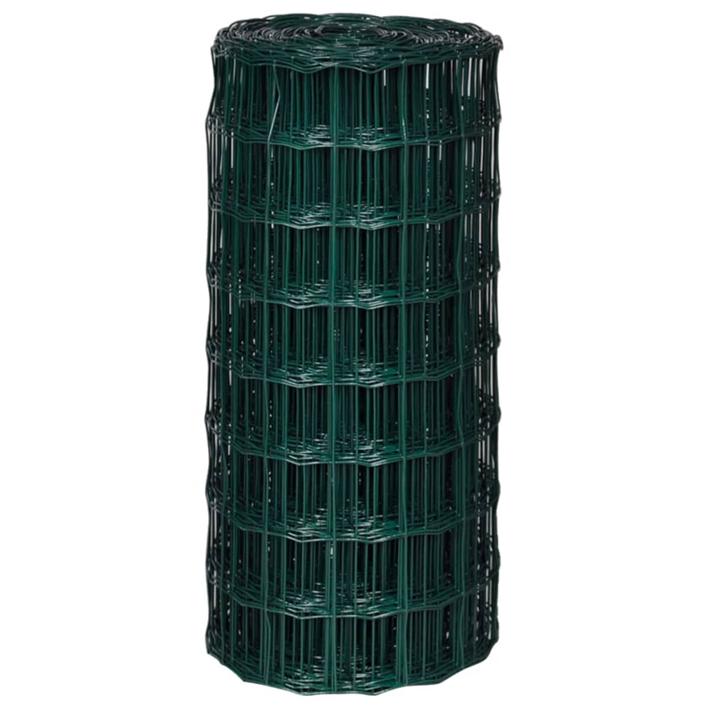 Vidaxl Hek 10x0,8 m en acier vert