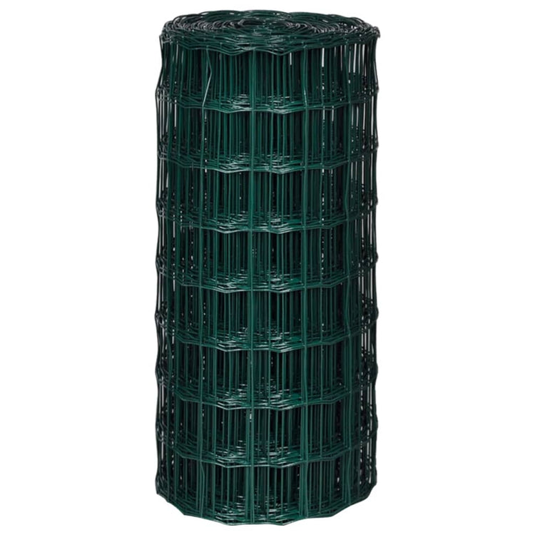 Vidaxl Hek 10x0,8 m en acier vert