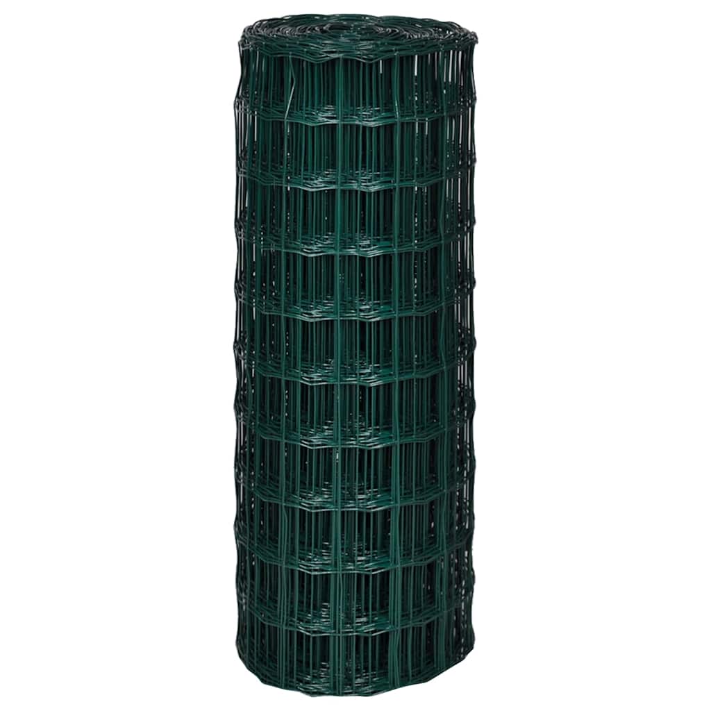 Vidaxl Hek 10x1,0 m en acier vert