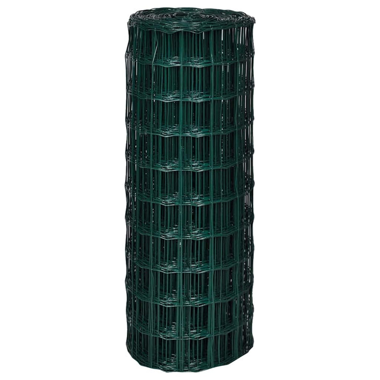 Vidaxl Hek 10x1,0 m en acier vert