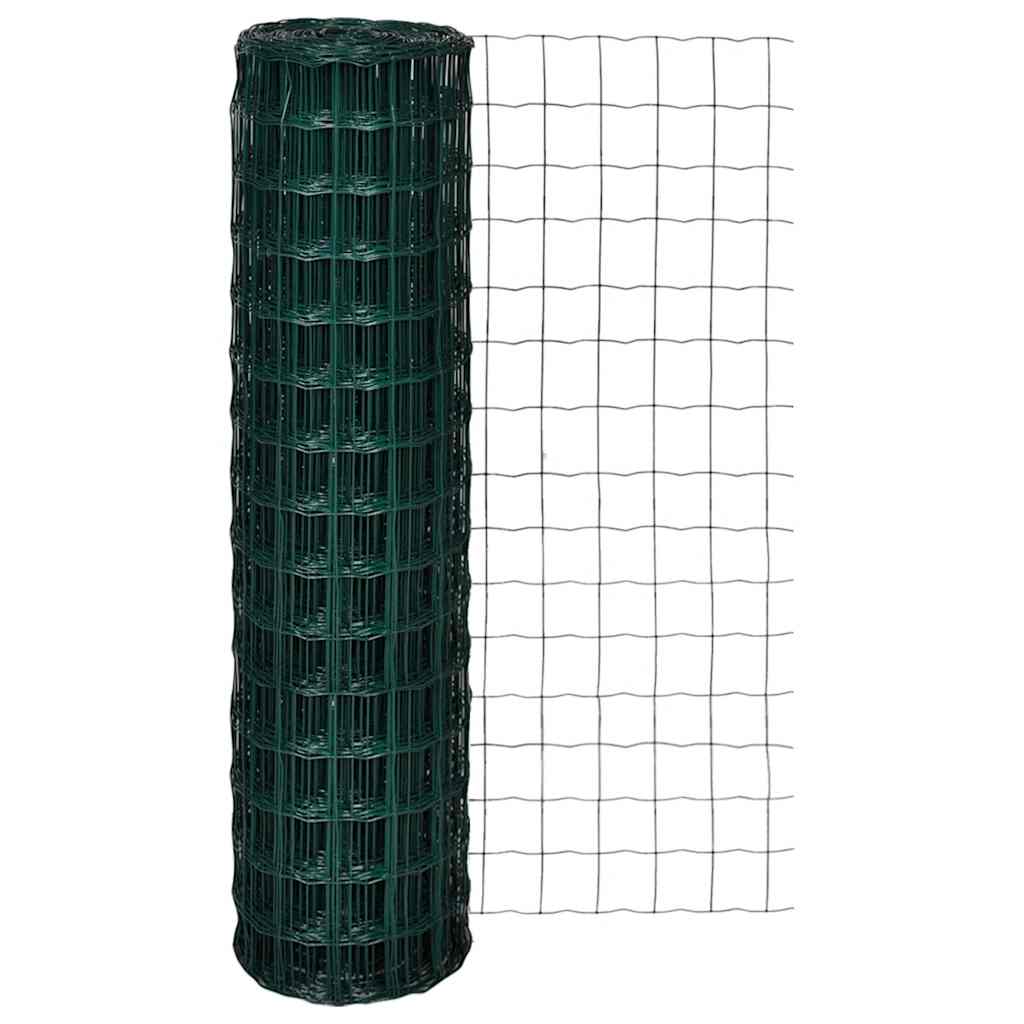 Vidaxl Hek 10x1,5 m en acier vert