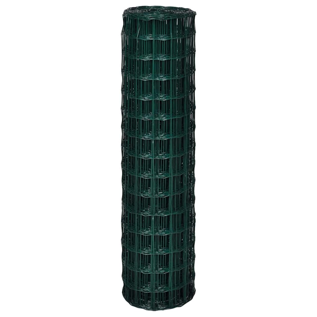 Vidaxl Hek 10x1,5 m en acier vert