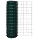 Vidaxl hek 25x1,2 m en acier vert