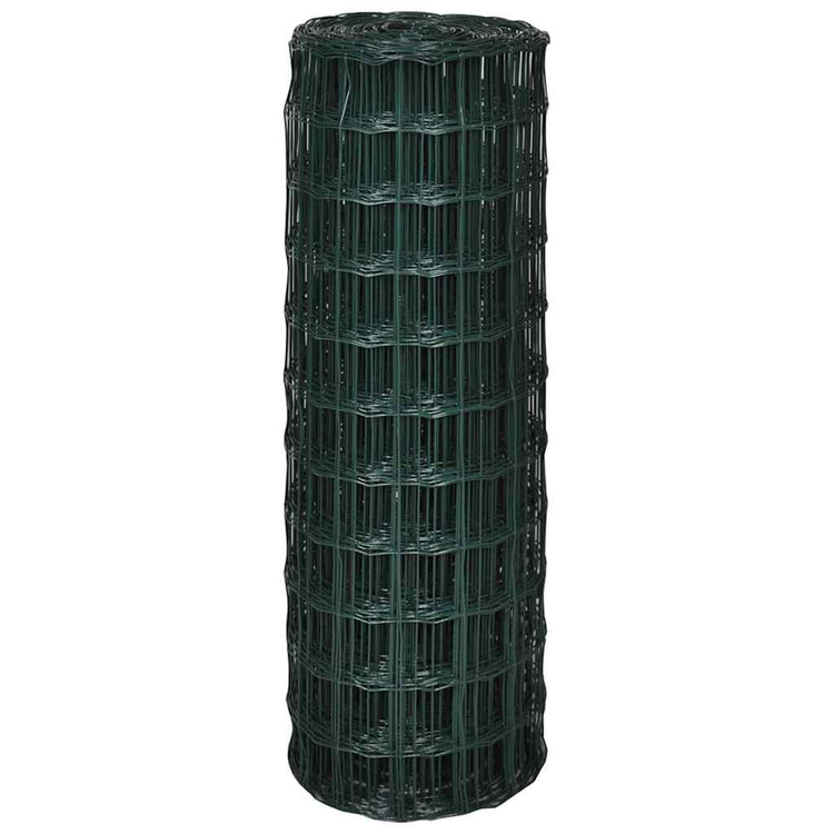 Vidaxl Hek 10x0,8 m en acier vert