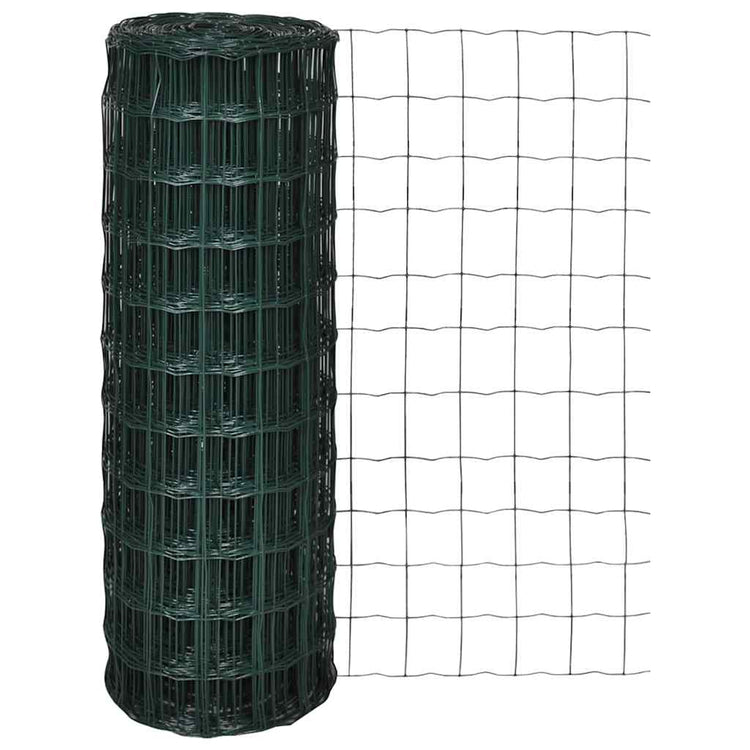 Vidaxl Hek 10x1,0 m en acier vert
