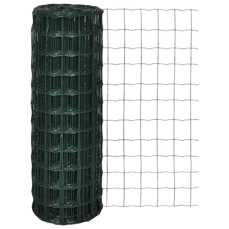 Vidaxl Hek 10x1,5 m en acier vert