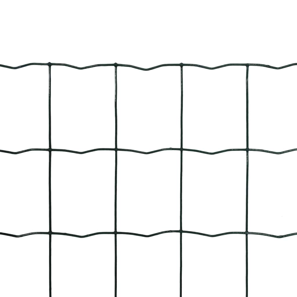 Vidaxl Hek 10x1,5 m en acier vert