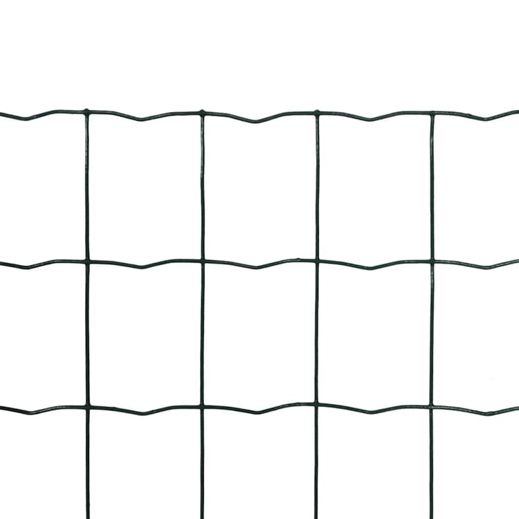 Vidaxl Hek 10x1,5 m en acier vert