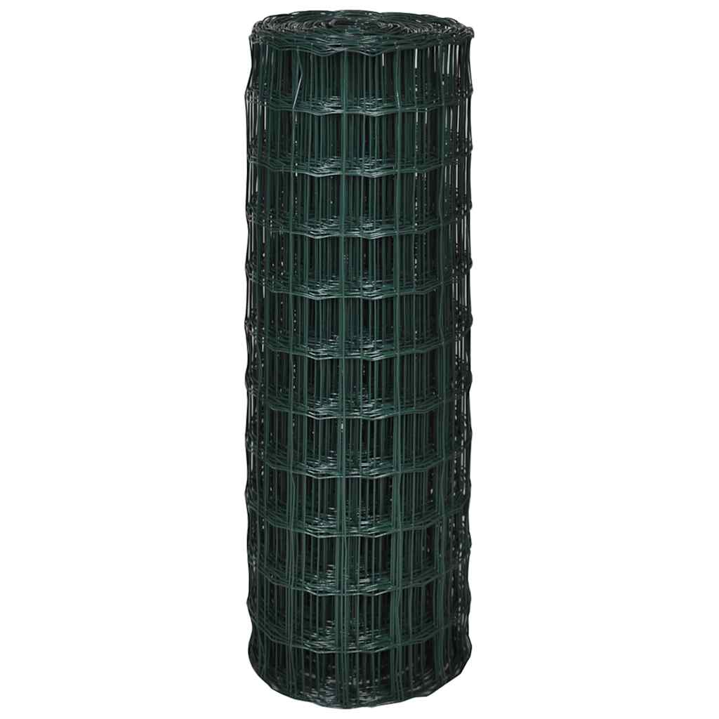 Vidaxl Hek 10x1,5 m en acier vert