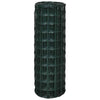 Vidaxl hek 25x0,8 m en acier vert