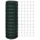 Vidaxl hek 25x1,2 m en acier vert