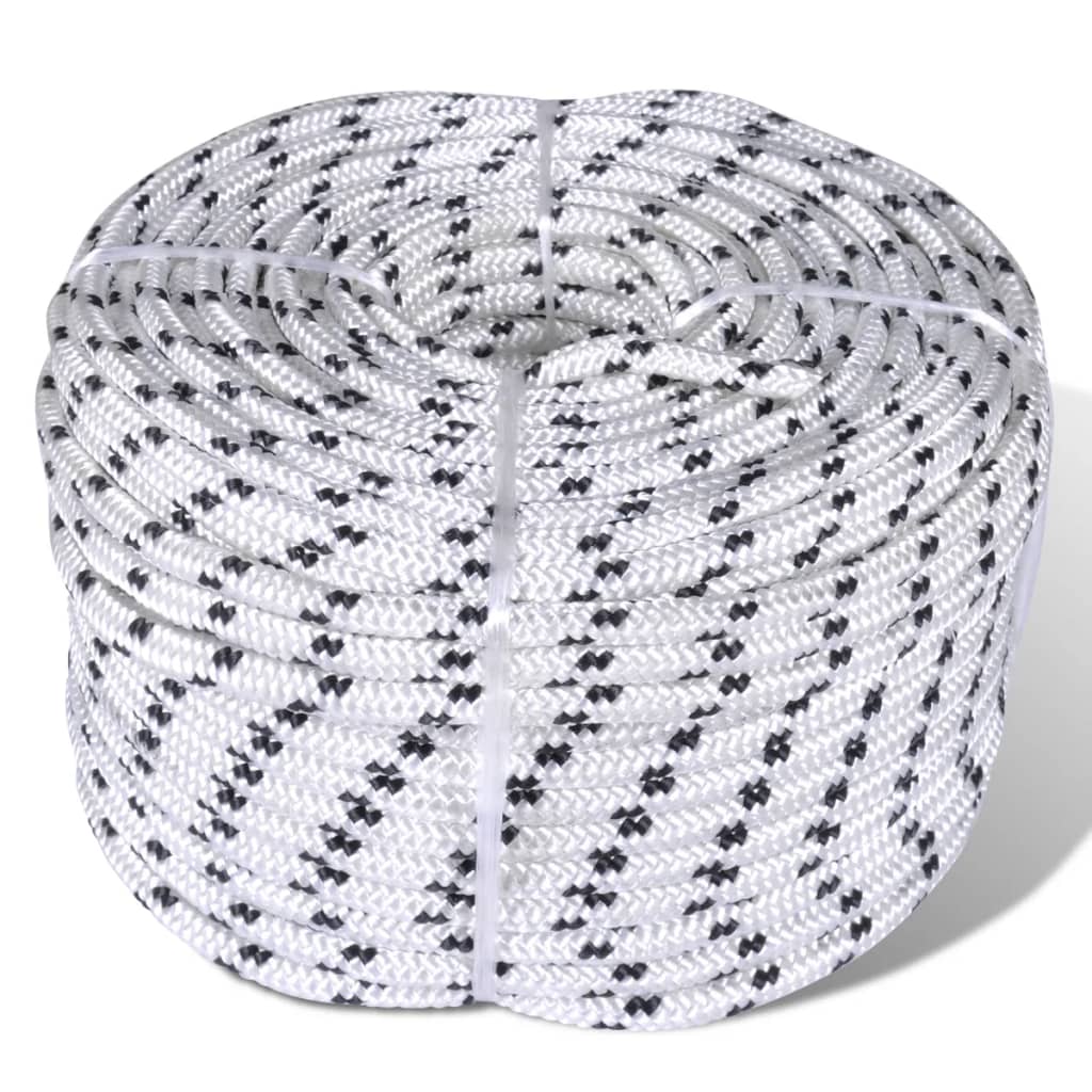Vidaxl Boat Rope Polyester tressé 8 mmx50m