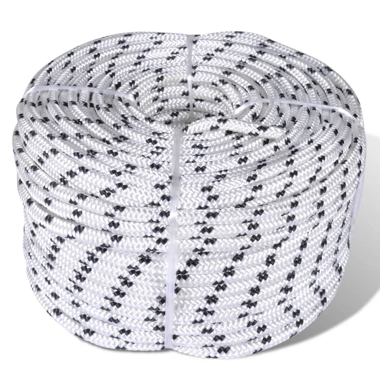 Vidaxl Boat Rope Polyester tressé 8 mmx50m