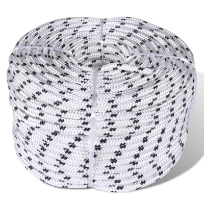 Vidaxl Boat Rope Polyester tressé 10 mmx50m
