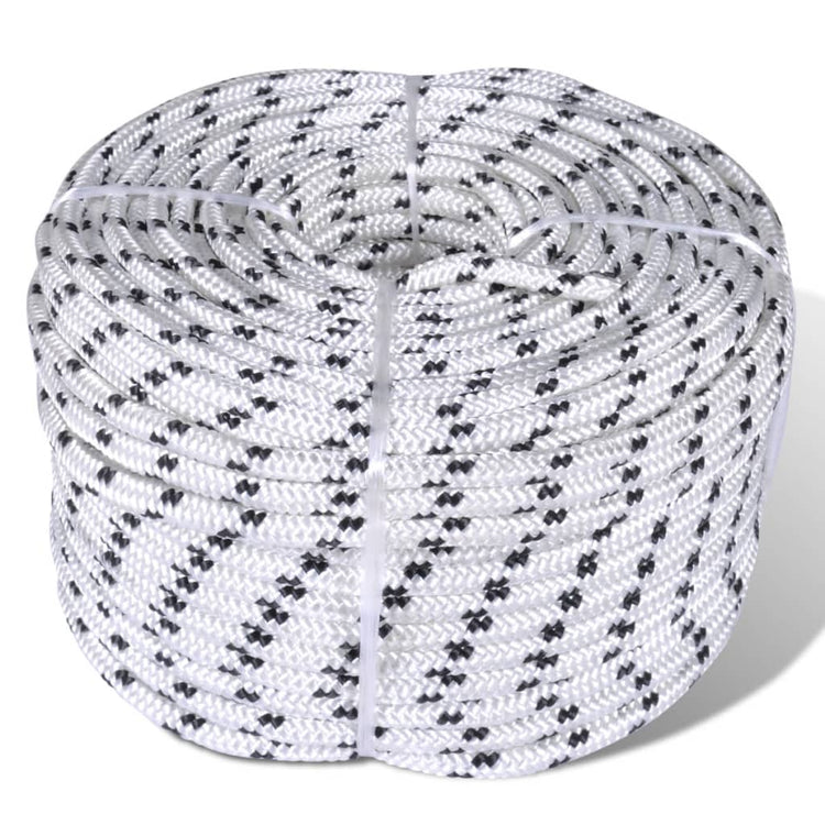 Vidaxl Boat Rope Polyester tressé 10 mmx50m