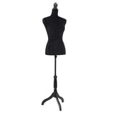 Vidaxl estalage poupée torse femme noire - afbeelding 1