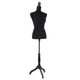 Vidaxl estalage poupée torse femme noire