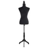 Vidaxl estalage poupée torse femme noire