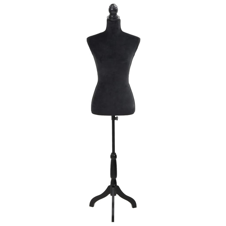 Vidaxl estalage poupée torse femme noire