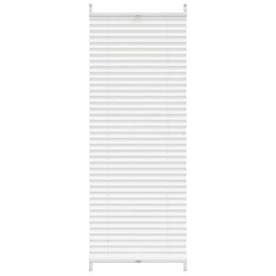 Vidaxl Plisséjalind 40x125 cm blanc