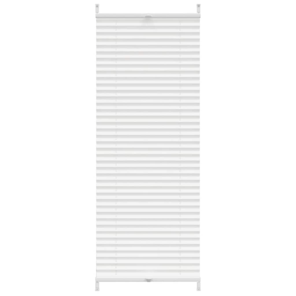 Vidaxl Plisséjalind 40x150 cm blanc