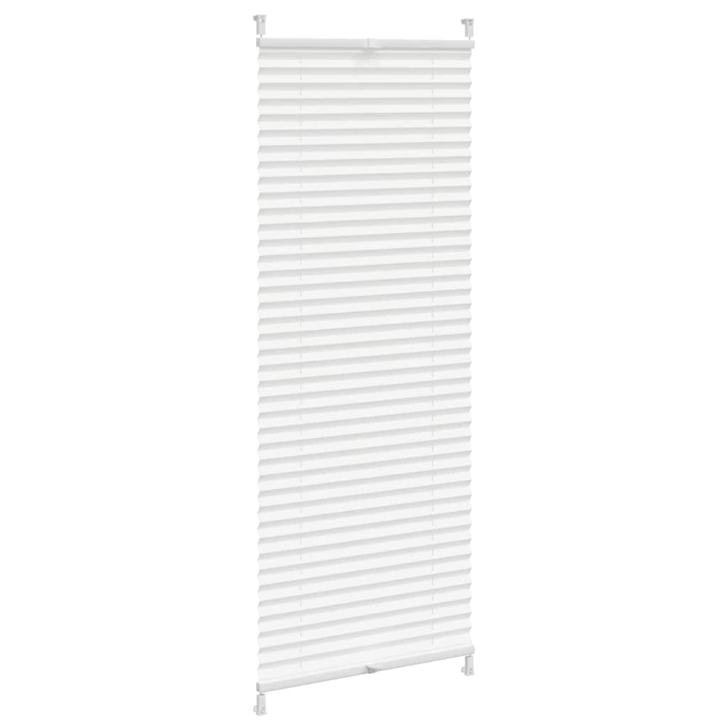 Vidaxl Plisséjalind 40x150 cm blanc