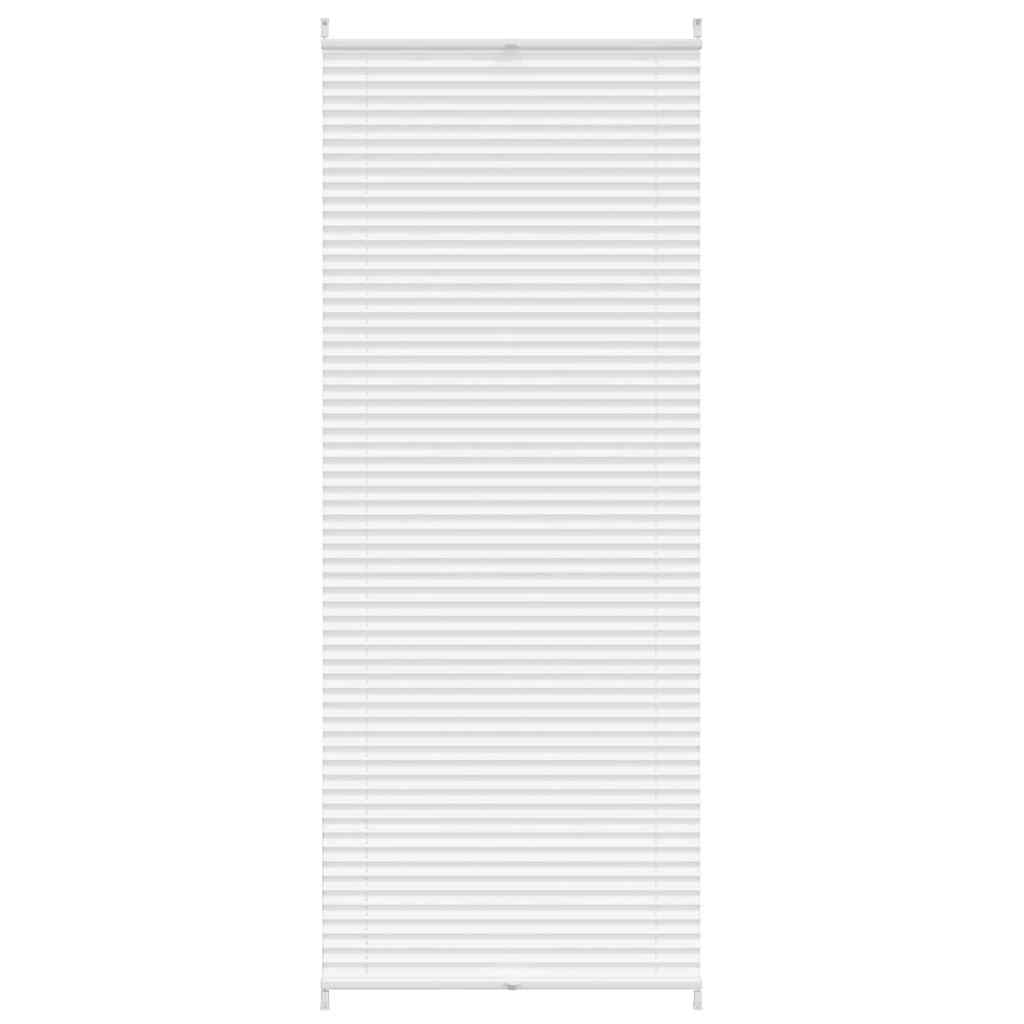 Vidaxl Plisséjalind 80x200 cm blanc