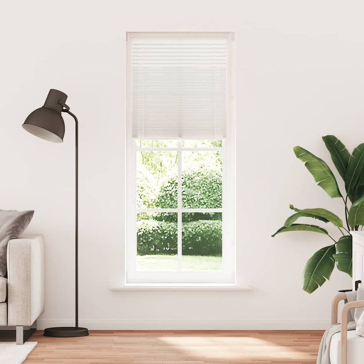 Vidaxl Plisséjalind 80x200 cm blanc