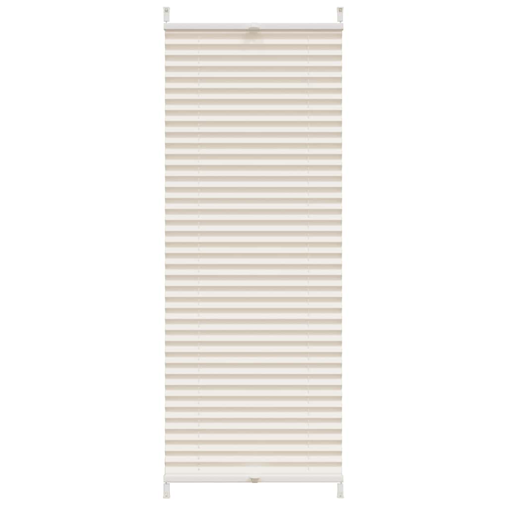 Vidaxl plissé rouleau aveugle 60x100cm crème