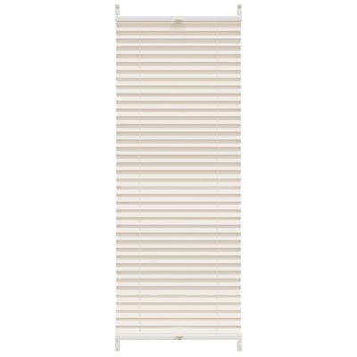 Vidaxl plissé rouleau aveugle 60x100cm crème