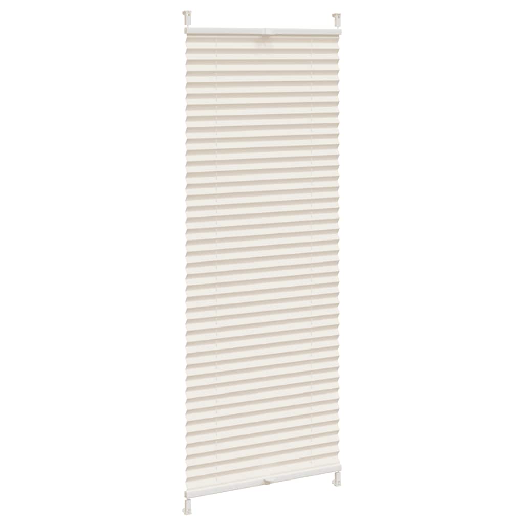 Vidaxl plissé rouleau aveugle 60x100cm crème