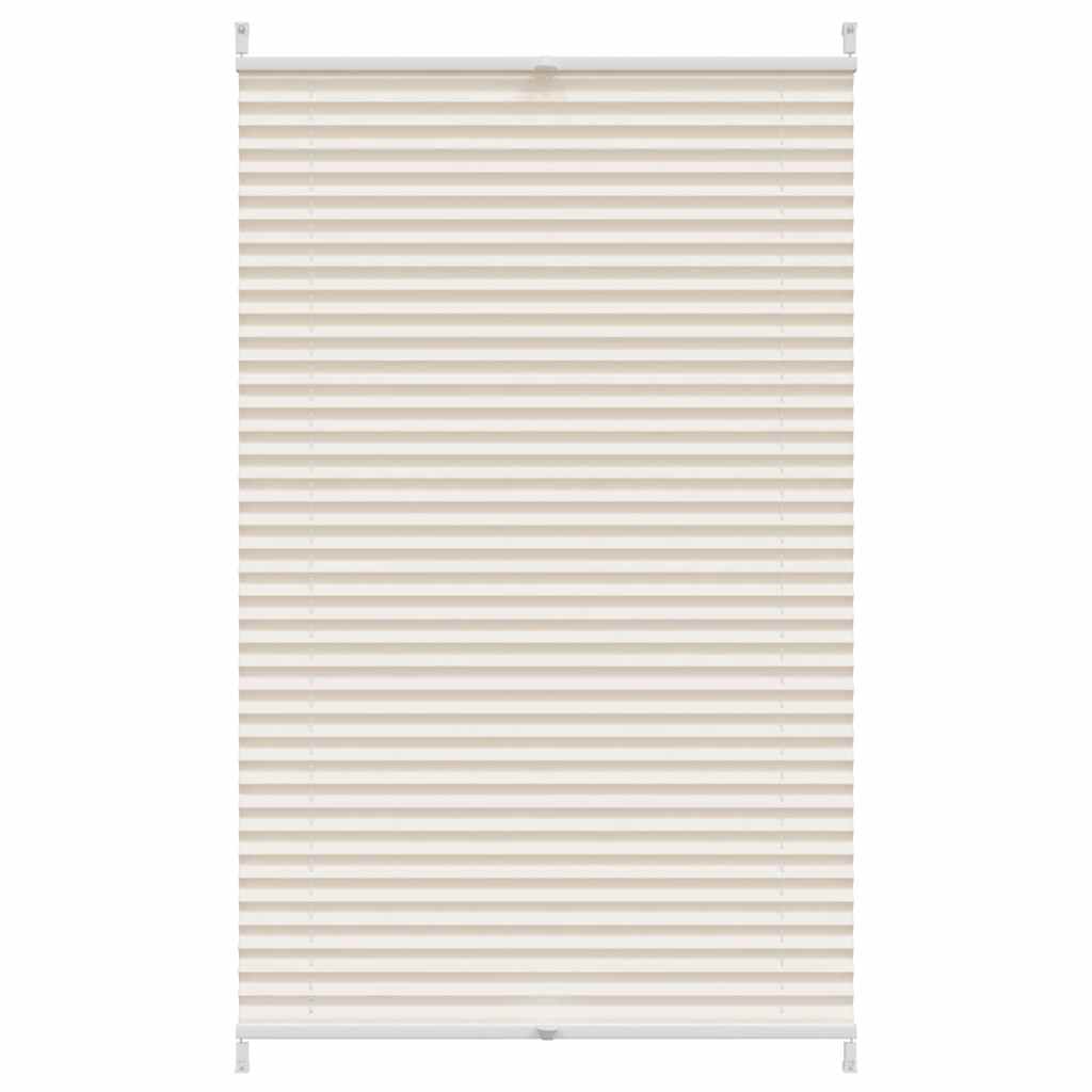 Vidaxl Plisséjalind 70x125 cm crème