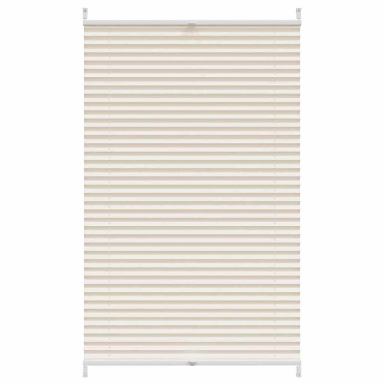 Vidaxl Plisséjalind 70x125 cm crème