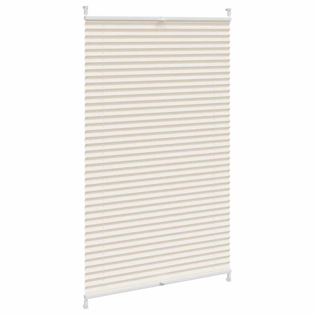 Vidaxl Plisséjalind 70x125 cm crème