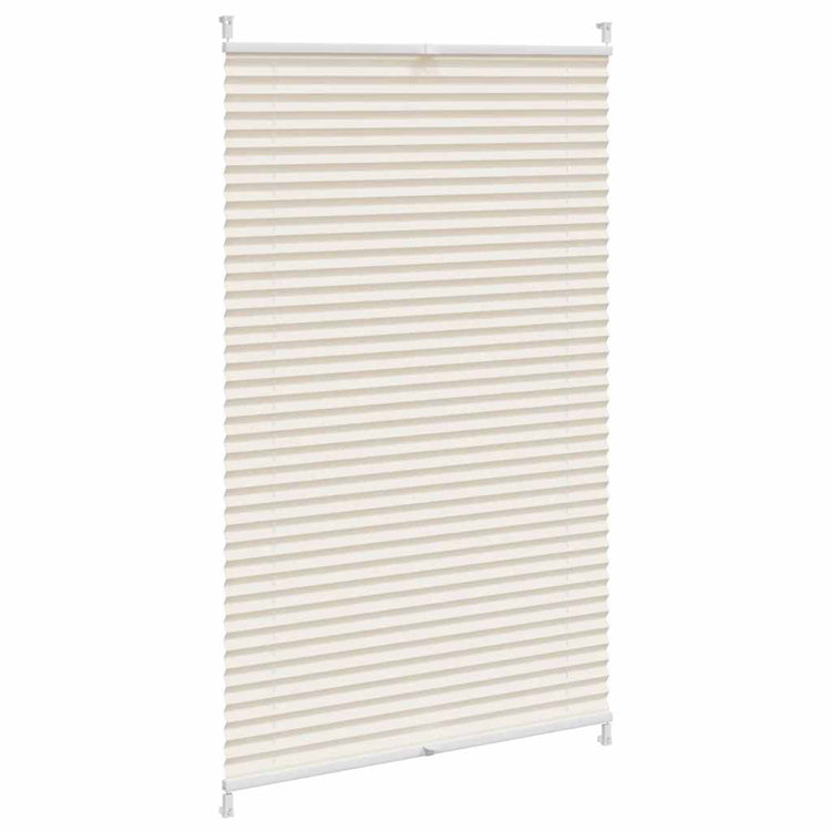 Vidaxl Plisséjalind 70x125 cm crème