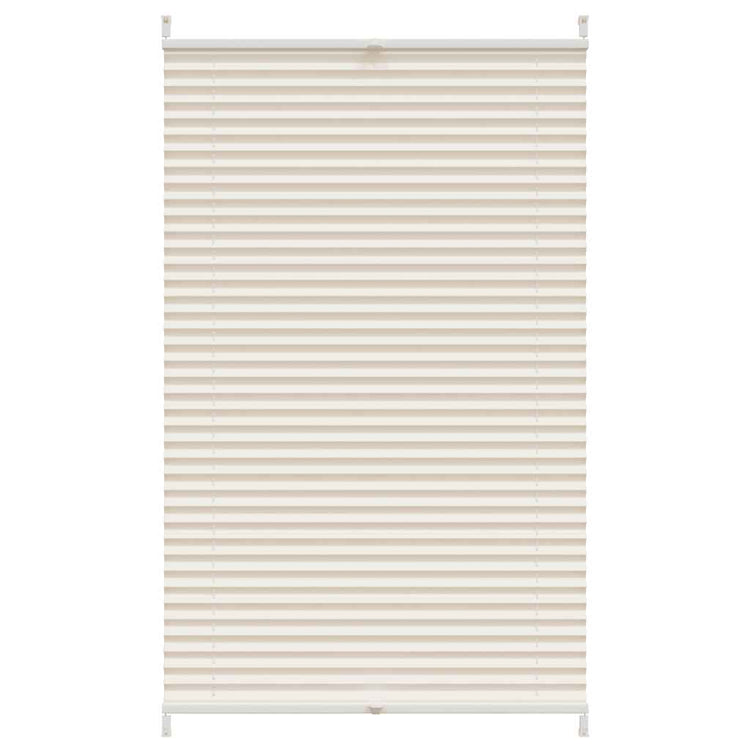 Vidaxl plissé rouleau aveugle 70x150 cm crème