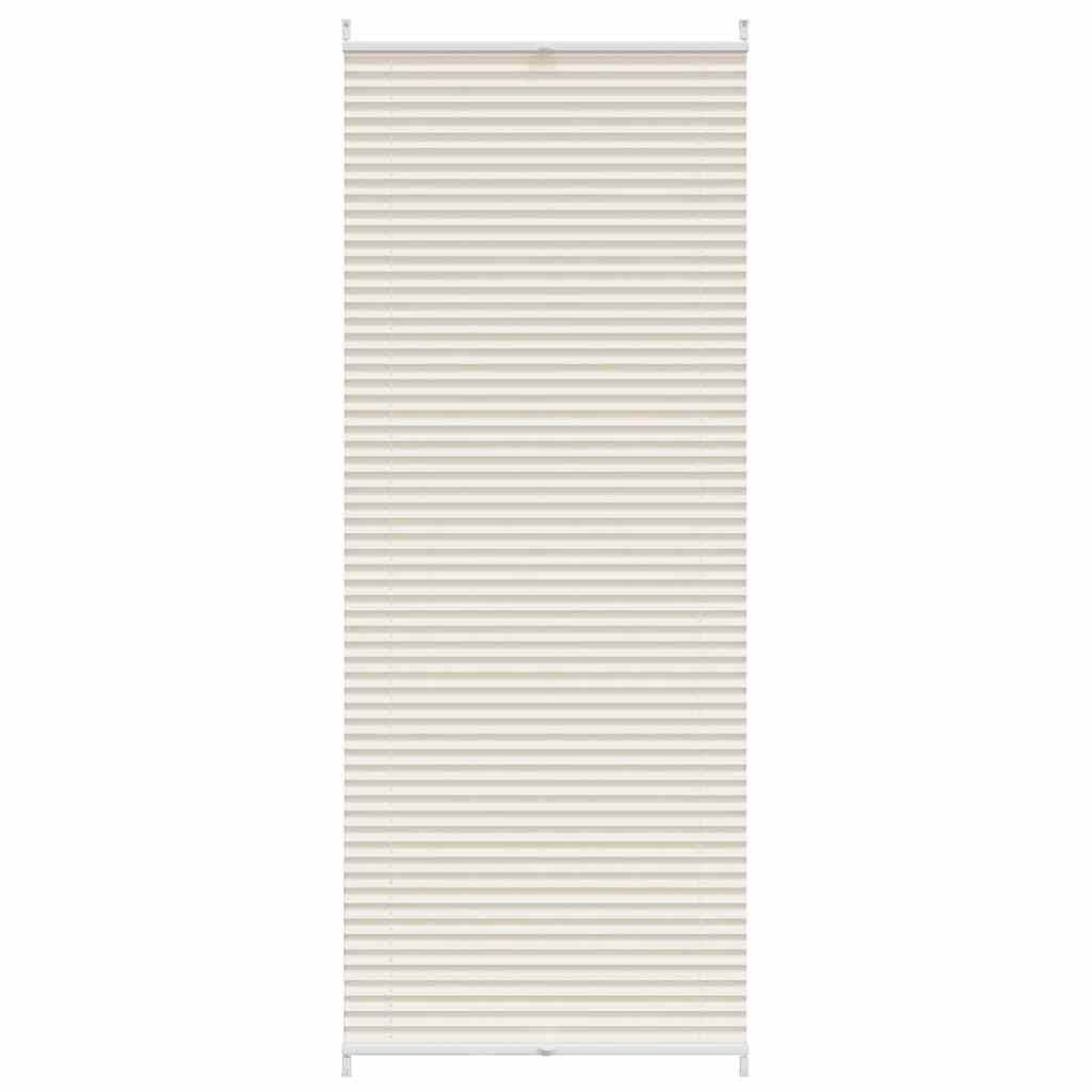 Vidaxl plissé rouleau aveugle 70x200cm crème