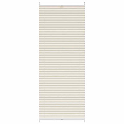 Vidaxl plissé rouleau aveugle 70x200cm crème