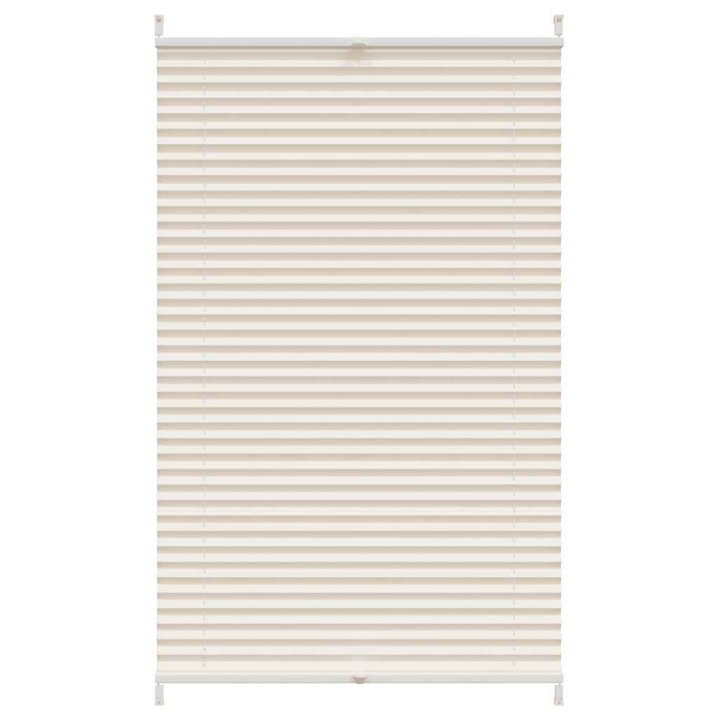 Vidaxl Plissé Rouleau aveugle 80x125 cm crème