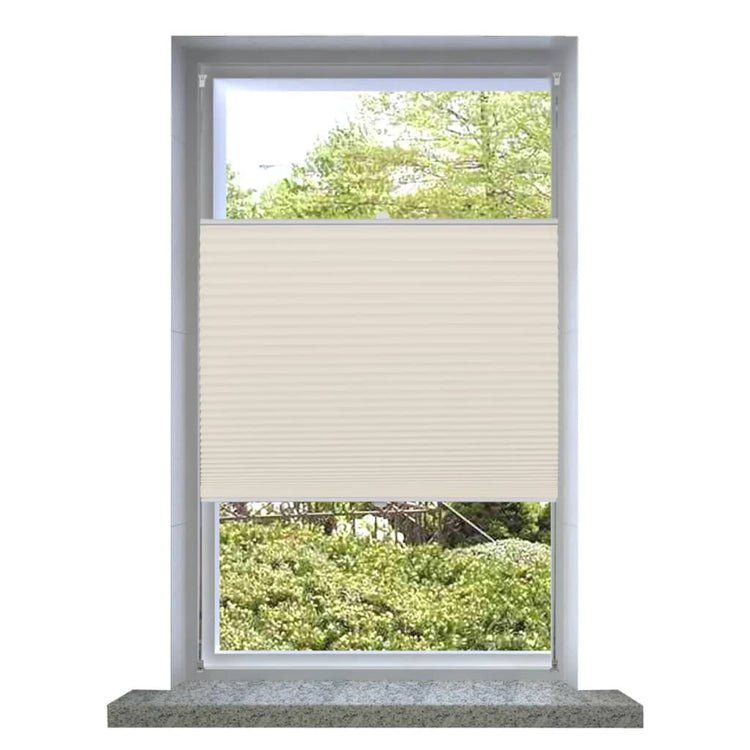 Vidaxl plissé rouleau aveugle 80x200cm crème