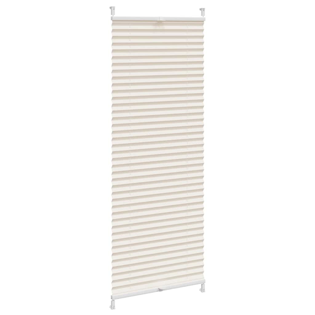 Stores plissés Vidaxx 40x100cm couleur crème