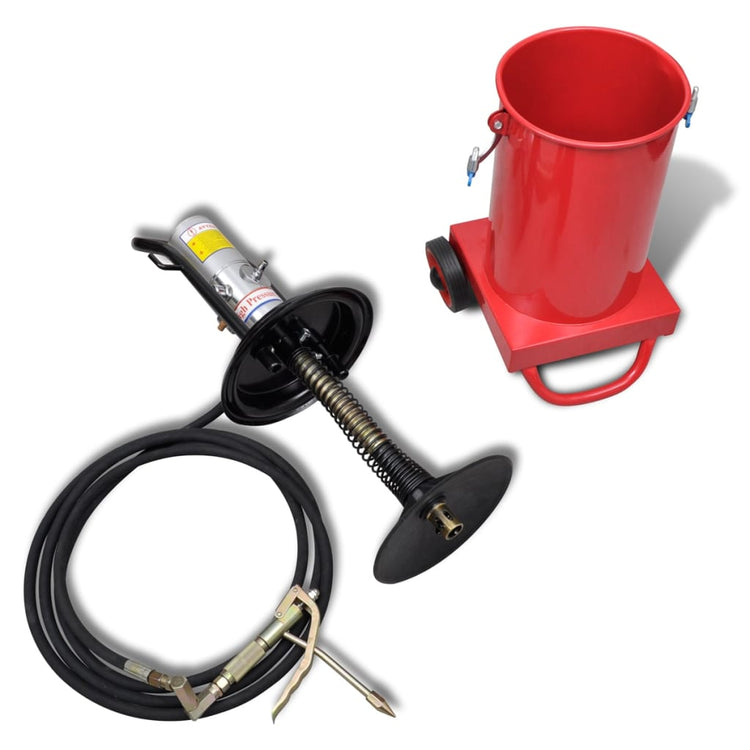 Pulvérisateur de graisse pneumatique vidaxl 12 L