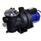 Vidaxl Pumple de piscine électrique 1200W bleu